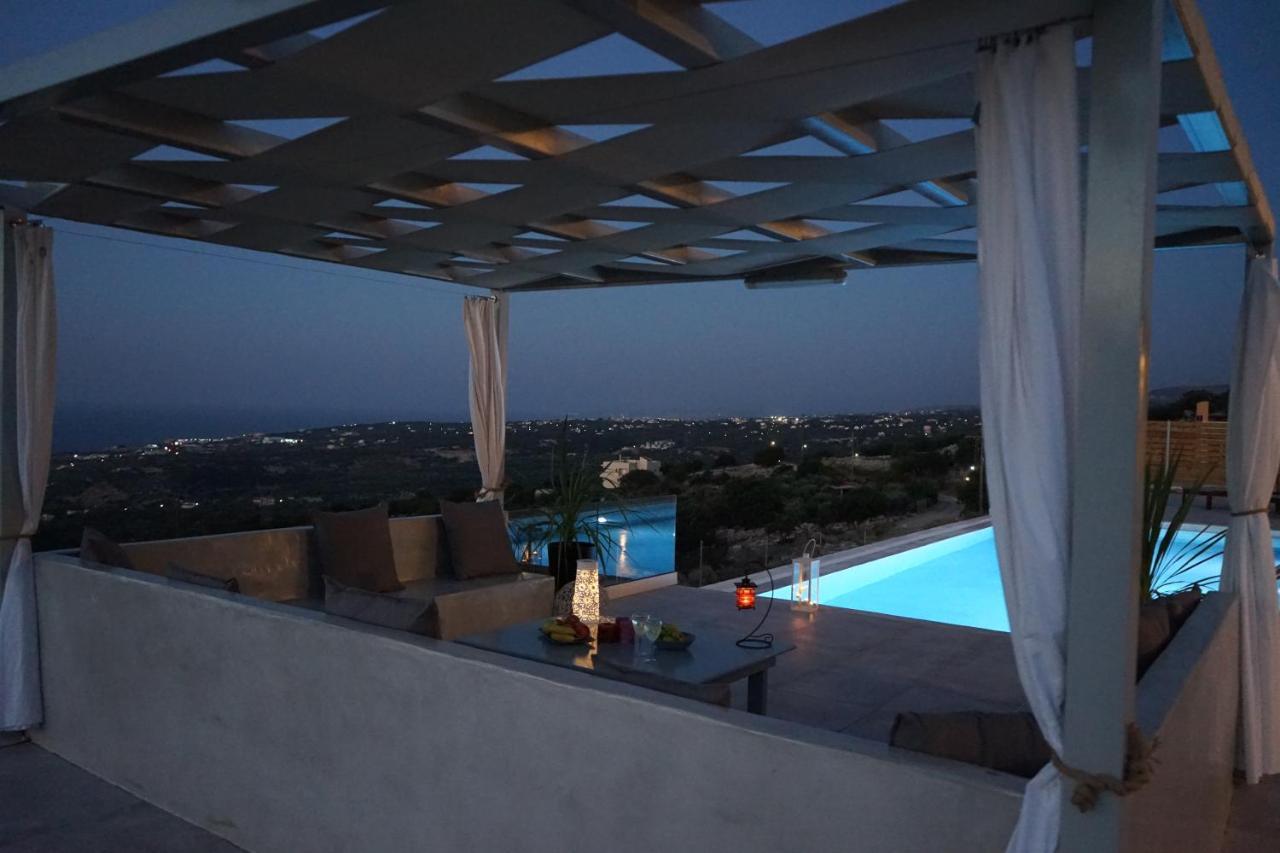 Eva Villas West With Infinity Pool & And Panoramic Sea View Gerani Chanion Buitenkant foto