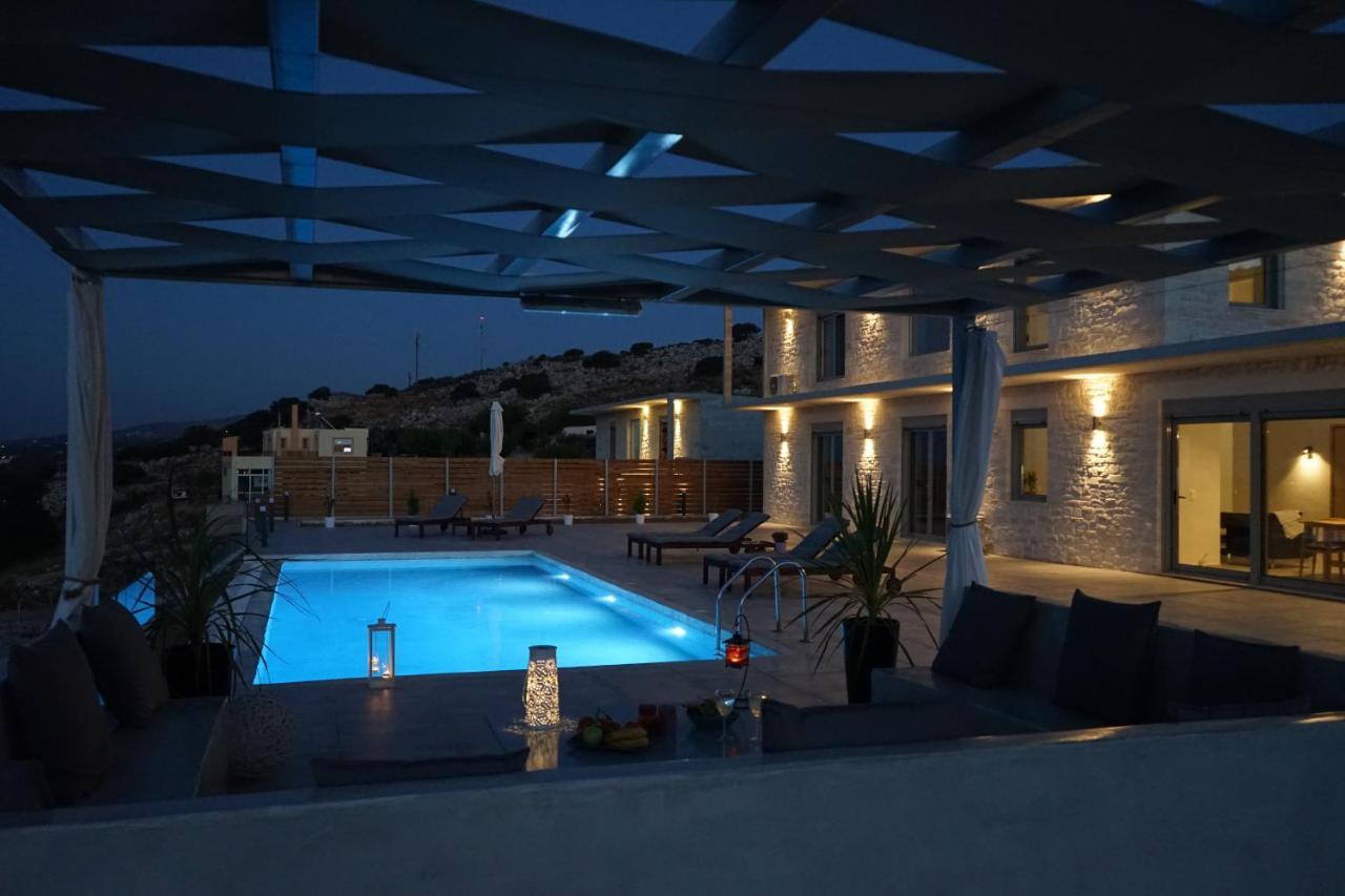 Eva Villas West With Infinity Pool & And Panoramic Sea View Gerani Chanion Buitenkant foto