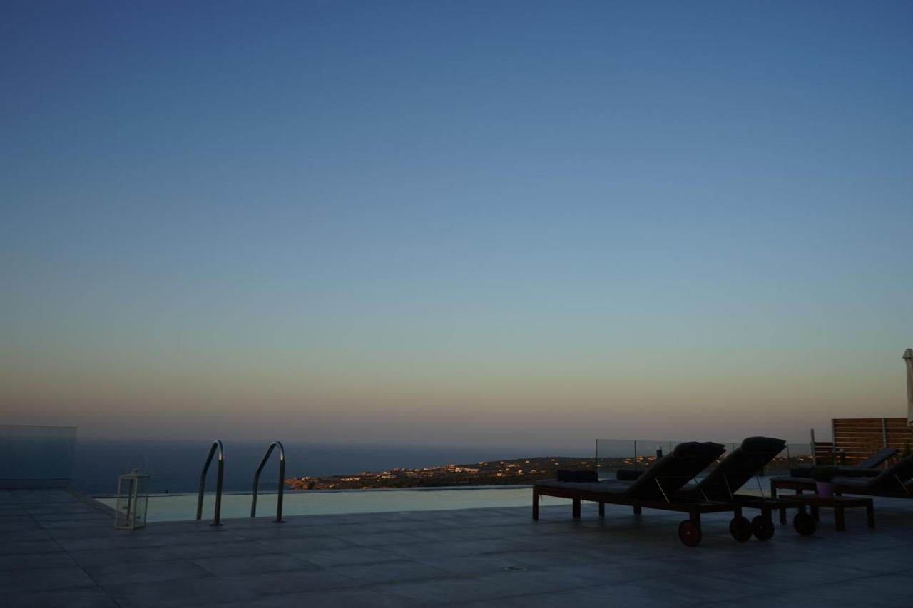 Eva Villas West With Infinity Pool & And Panoramic Sea View Gerani Chanion Buitenkant foto