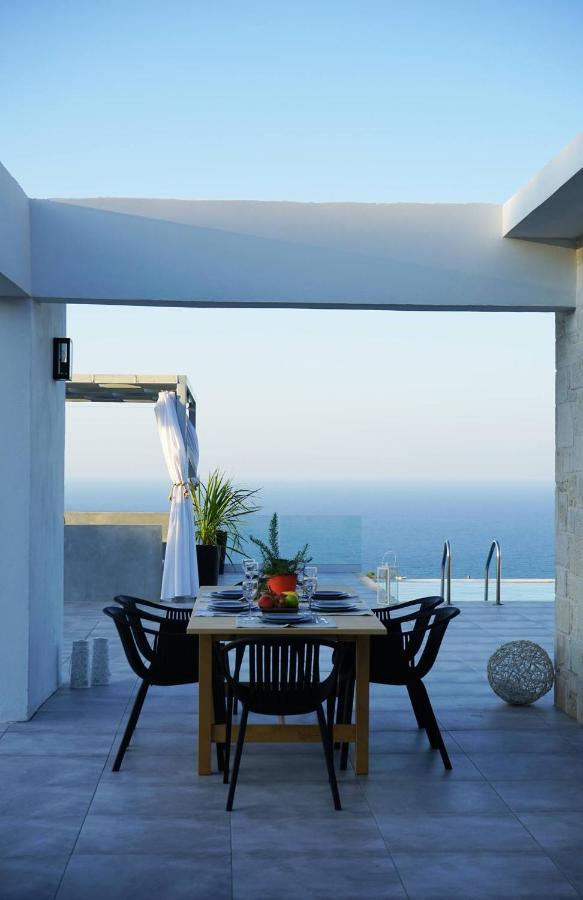 Eva Villas West With Infinity Pool & And Panoramic Sea View Gerani Chanion Buitenkant foto