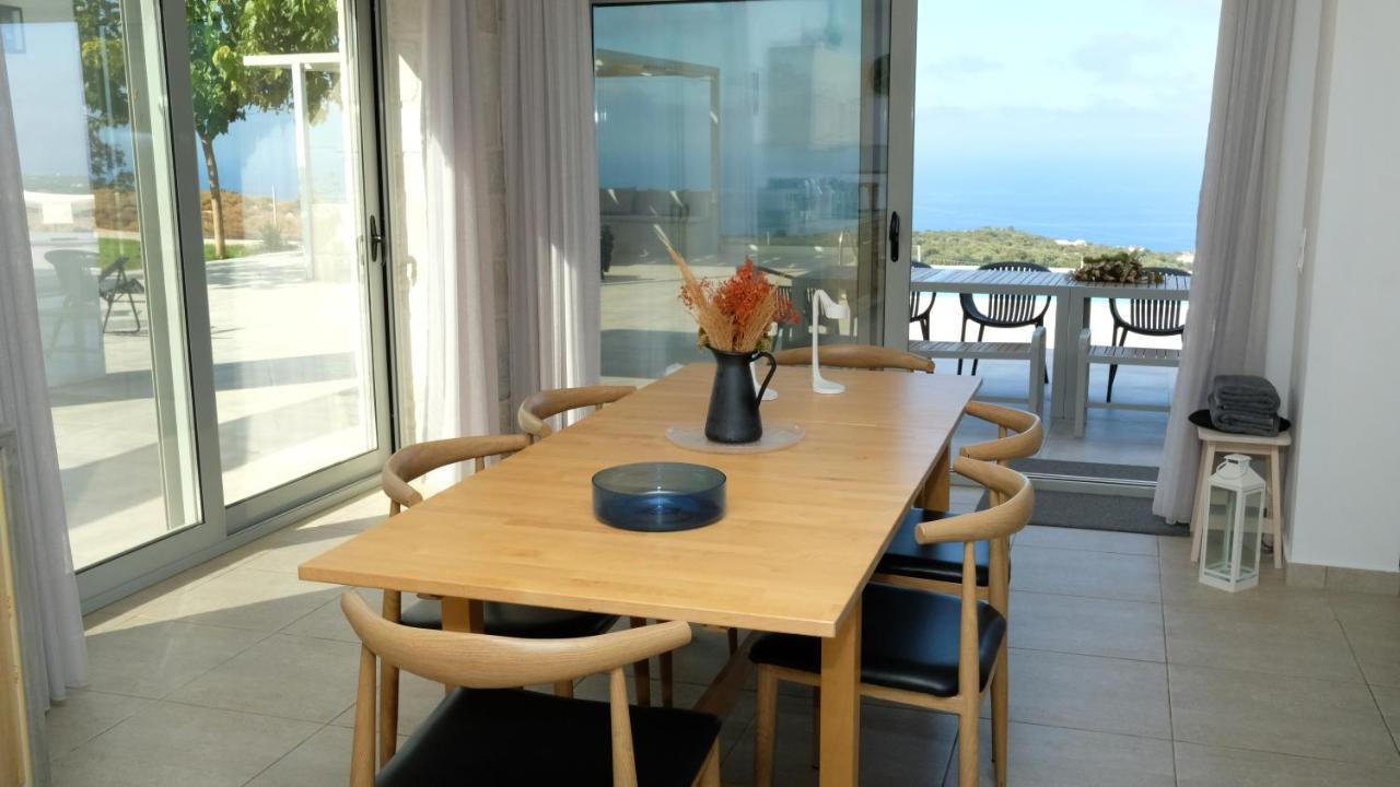 Eva Villas West With Infinity Pool & And Panoramic Sea View Gerani Chanion Buitenkant foto