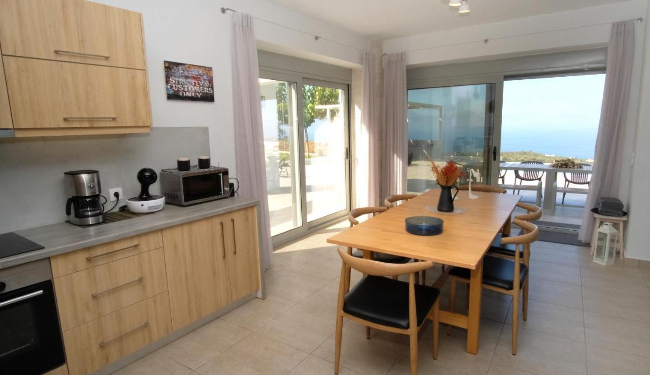 Eva Villas West With Infinity Pool & And Panoramic Sea View Gerani Chanion Buitenkant foto