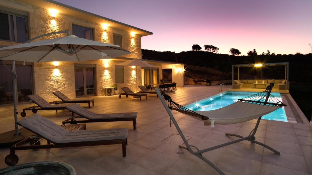 Eva Villas West With Infinity Pool & And Panoramic Sea View Gerani Chanion Buitenkant foto