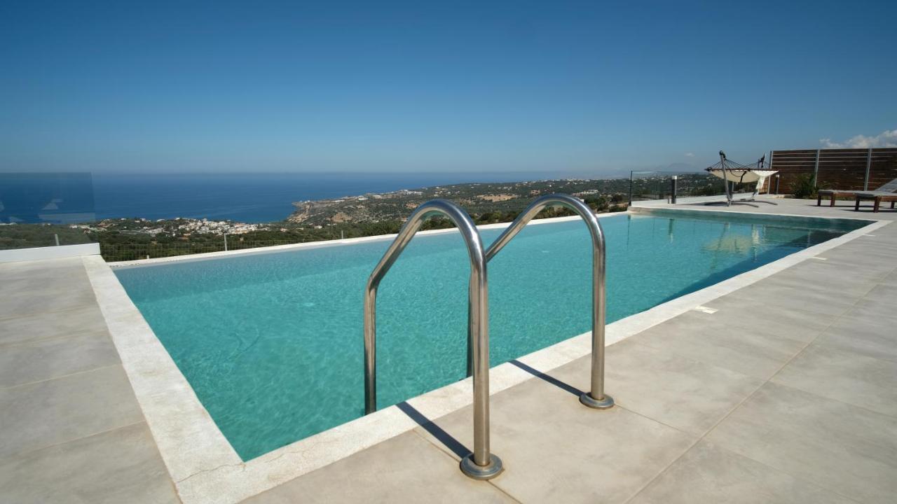 Eva Villas West With Infinity Pool & And Panoramic Sea View Gerani Chanion Buitenkant foto
