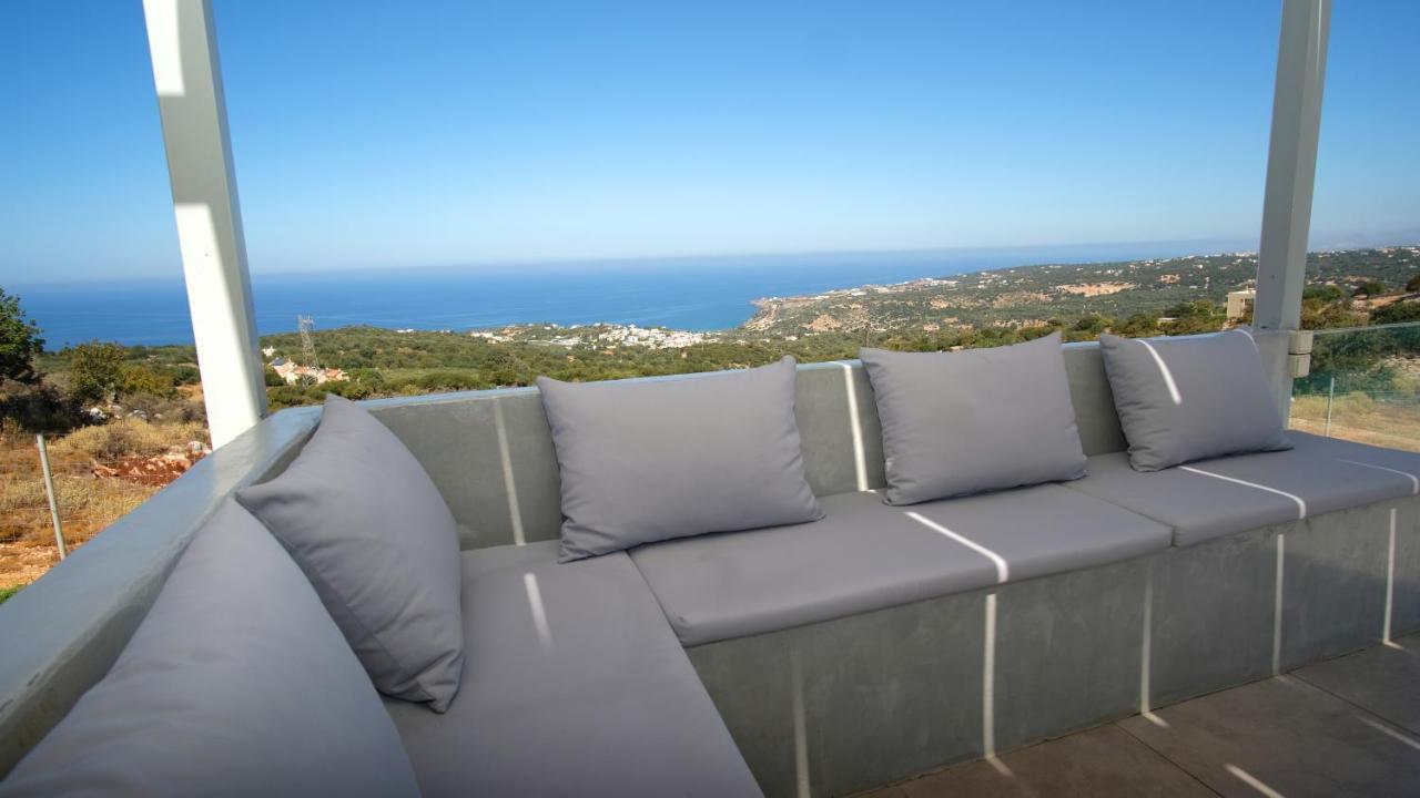 Eva Villas West With Infinity Pool & And Panoramic Sea View Gerani Chanion Buitenkant foto